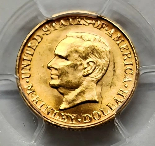 1917 McKinley Gold Commemorative — photo from the most recent tracked eBay sale