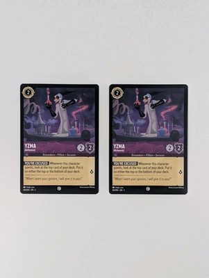 Disney Lorcana Yzma Alchemist x2 MINT Set The First Chapter 60/204 TCG