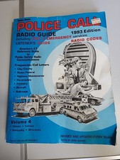 Vintage 1993 Radio Shack Police Call Radio Guide Book VOL 4 IL, IN, KY, WI PB1