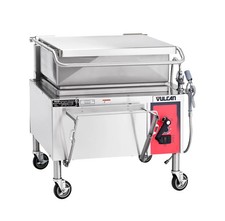 Vulcan VG40 40 Gallon Gas Manual Tilt Skillet / Braising Pan