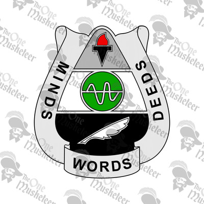 15TH PSYCHOLOGICAL OPERATIONS BTN DUI- DECAL, QUALITY 3M VINYL