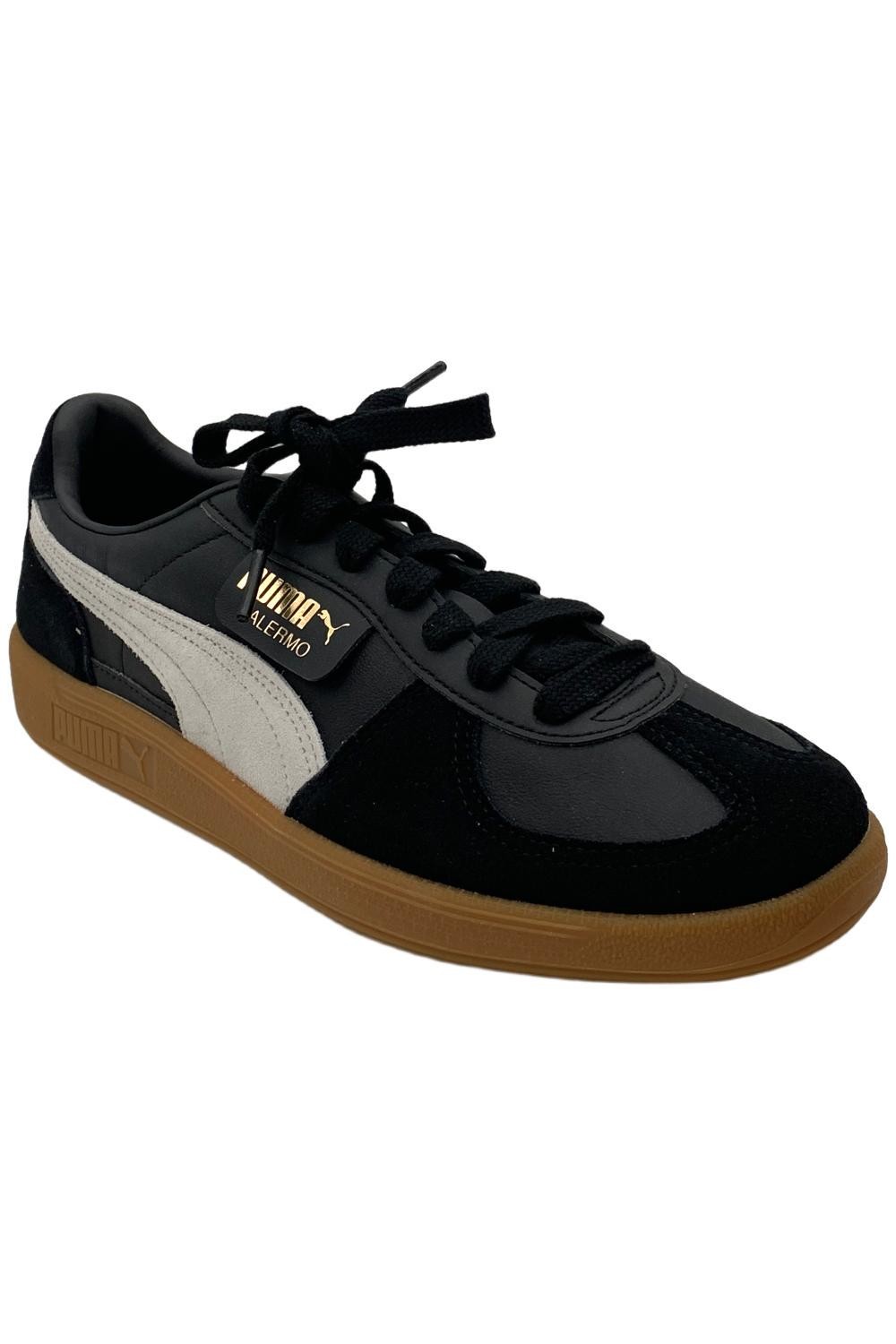 Мужские кроссовки PUMA Palermo Черный Серый с перьямиРезинка 8690₽