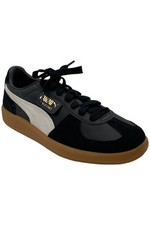 PUMA Men's Palermo Sneaker Black/Feather Gray/Gum