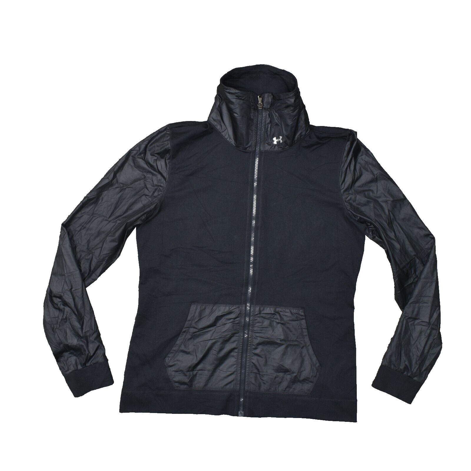 Under Armour Women's Size L Basic Jacket Black Po… - image 1