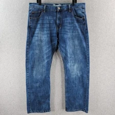 Wrangler Retro Jeans Mens 38x32 Fits 39x30.5 Slim Straight Cowboy Western
