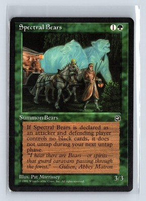 (4x) SPECTRAL BEARS   MTG Magic the Gathering Card   Homelands   Uncommon