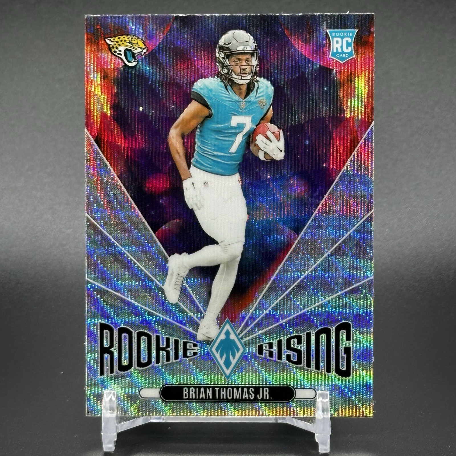 2024 Panini Phoenix Brian Thomas Jr. Rookie Rising RC Wave Rookie #RR-BTJ SP