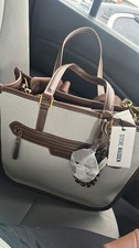 Steve Madden Black Multi Tote Zipper Accent A...