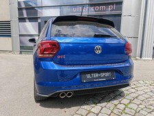 Ulter Sportauspuff VW Polo 6 GTI Typ AW 2x80mm abgeschrägt mit Absorber