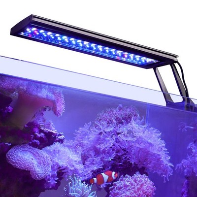hygger LED Reef Aquarium Light Marine Coral Fish Tank 12-20  Dimmable Timer
