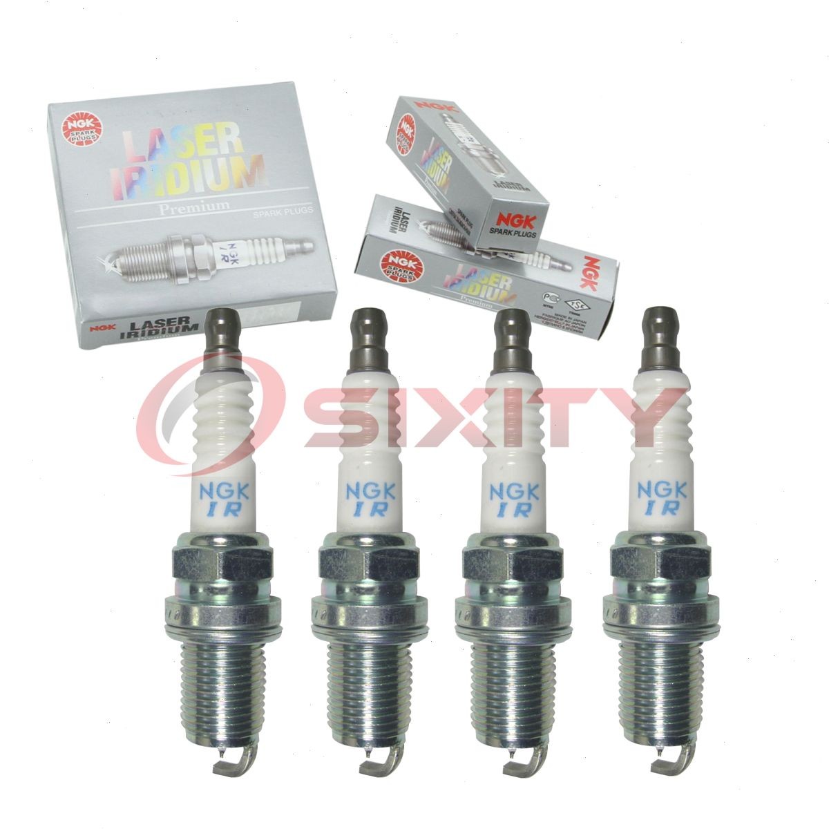 4 pc NGK 3107 IFR5G-11K Laser Iridium Spark Plugs for SK16PR-L11 SK16PR-11 xo