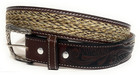MEN'S WESTERN LEATHER BELT HAND CRAFTED COWBOY RODEO LEATHER BELT, CINTO VAQUERO