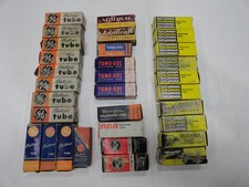 Vintage Vacuum Tube lot of 32 RCA Tubes Westinghouse, GE, Tung-Sol, Sylvania.