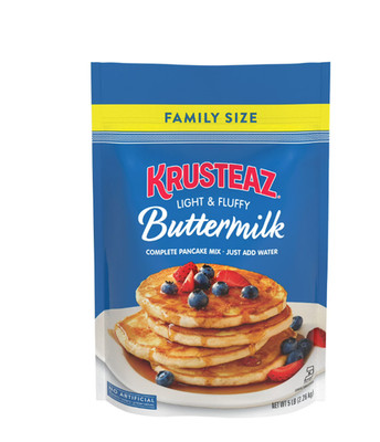 Krusteaz Complete Buttermilk Pancake and Waffle Mix, Light & Fluffy, 5 lb Bag