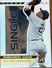 Robinson Cano 2013 Pinnacle Clear Vision Hitting Single #CV7 New York Yankees 