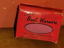 Corkys Womens Fleece Boot Warmer Sock Rain Cold Weather Boot Liners large