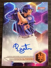 2023 Bowman's Best - Best of 2023 Autographs Daiverson Gutierrez #B23-DG (AU RC)