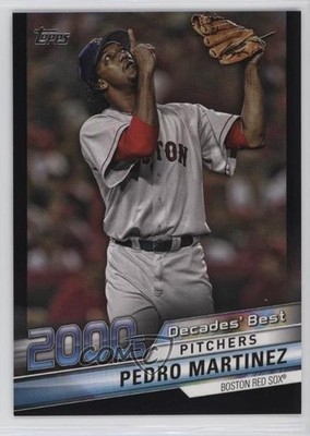 2020 Topps Decades Best Pitchers Black 89/299 Pedro Martinez #DB-71 HOF s6a
