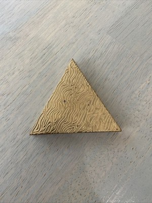 Vintage Faberge Triangular Powder Compact with Elephant Motif