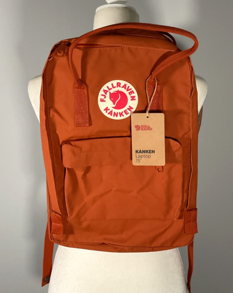 brick kanken laptop backpack Fjallraven 15" ShopCGX Part of Fjallravens Arctic Fox Initiative supports environmental projects. Fjallraven Kanken Laptop 15" Terracotta