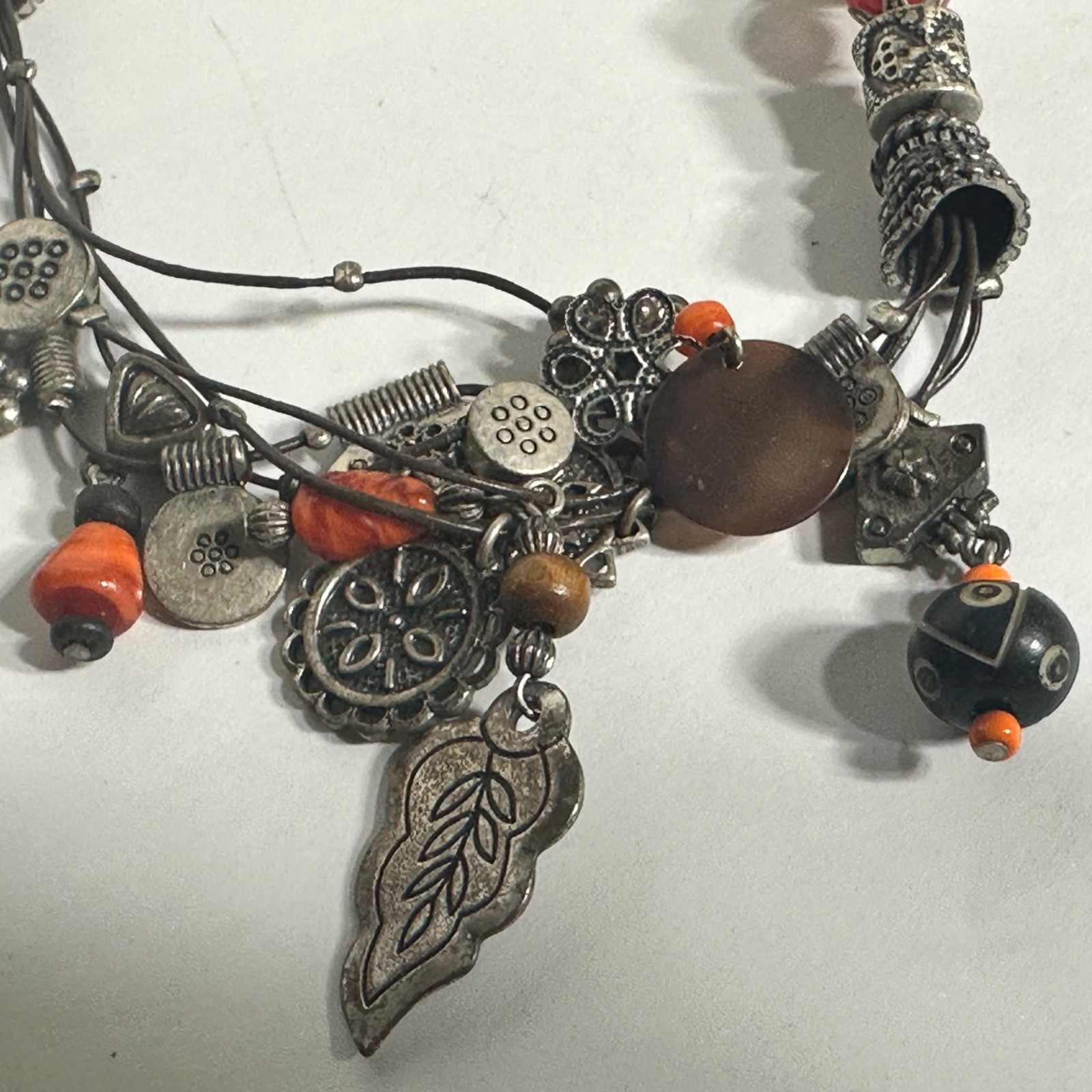 Coldwater Creek Beaded Necklaces Tribal Boho Fair… - image 5