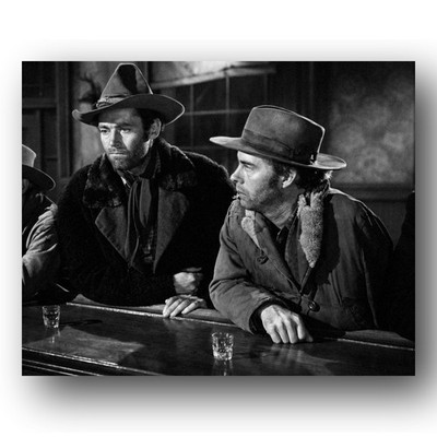Henry Fonda And Harry Morgan Photo 8x10 Classic Hollywood Portrait