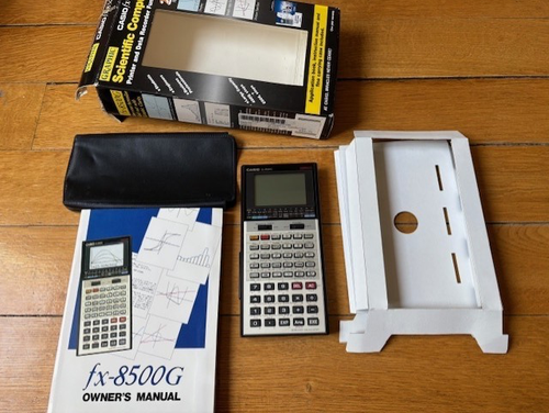 Casio FX-8500G , the first graphic scientific calculator file editor with box - 第 1/15 張圖片