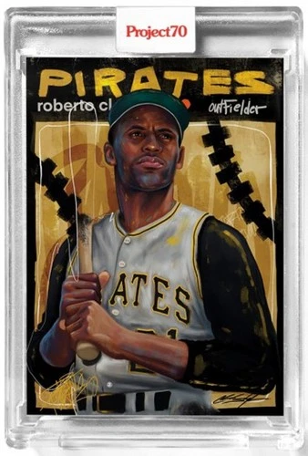 Topps PROJECT 70 ROBERTO CLEMENTE by Chuck Styles card 407 IN-HAND!