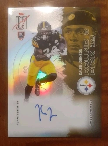 2025 Topps Signature Kaleb Johnson Rookie Class Autographs (RAW)