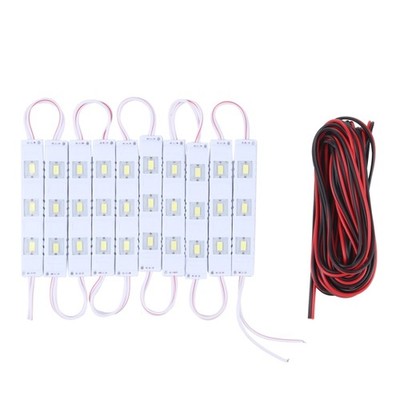 30 LED 5630 SMD wasserdichte Module, kaltweißes Licht, 5 m Kabel, DC 12 V