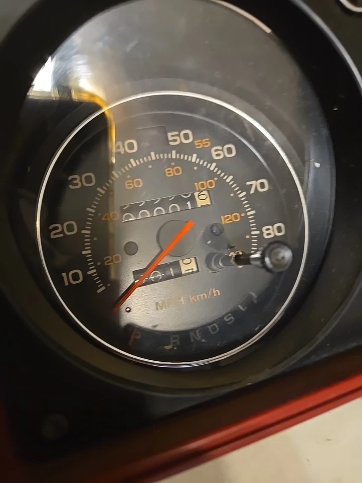 1980-82 Pontiac Phoenix Dash Gauge Cluster Instrument Speedometer 0 Miles OEM - Image 4 of 4