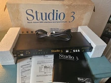 Vintage Opcode Studio 3 RackMount Interface & Synchronizer, Box, Packaging,...