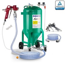 Putzmaschine 110L Agrekom 8 Bar pneumatisch + 2 Basic-Pistolen f&uuml;r Wand & Decke