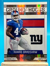 2011 Panini Absolute Memorabilia - Ground Hoggs Ahmad Bradshaw #10 Spectrum /100