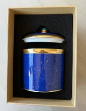 L’Objet Lapis Limoges Porcelain & 24K Gold Candle – Luxury Home Décor, New