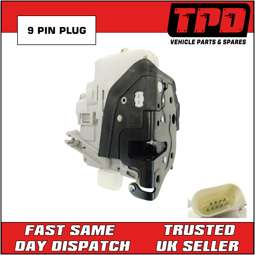NEW Audi Q7 4L (MK1) Front Drivers Door Lock Catch 9 PIN 8J2837016A 2006-2009 - Image 6