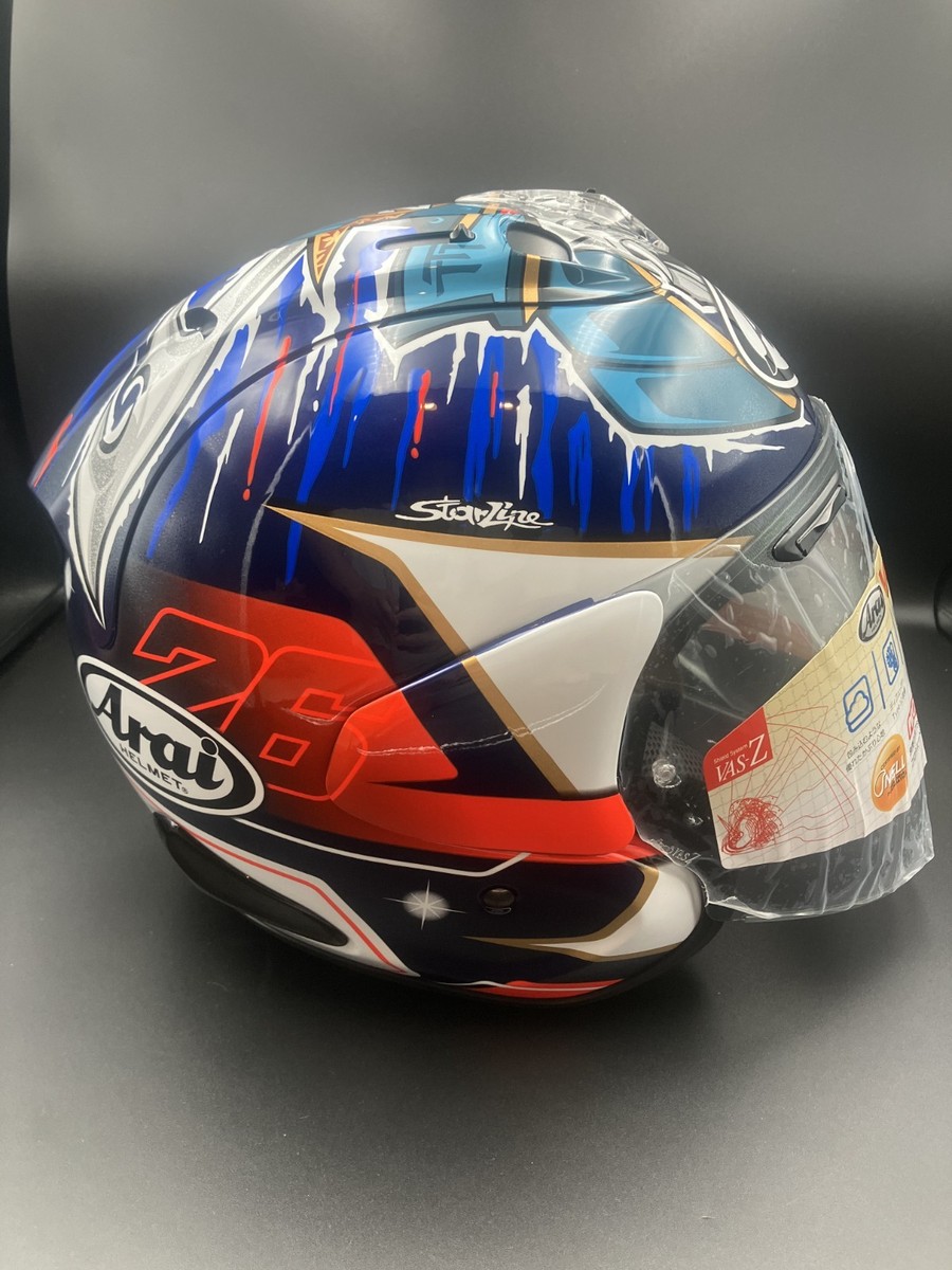 SOLD AS-IS】 Arai VZ-RAM PEDROSA SHOGUN Jet helmet M (57-58cm