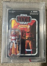 AFA 8.5 Shock Trooper Star Wars Vintage Collection 2012 VC110 Hasbro UNPUNCHED