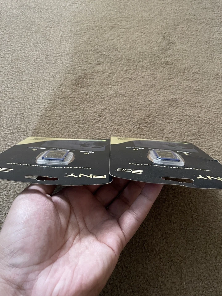 2 PNY Optima 2GB - SD Cards (P-SD2GB-EF) New & Factory Sealed Camera Memory Card - Image 4 of 4