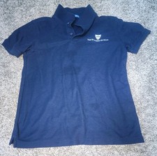 Steward School Polo Navy Blue Port Authority Uniform Shirt Unisex Youth Medium M