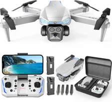 1080P HD Foldable Drone with Camera for Adults & Kids, RC Quadcopter with One-Ke