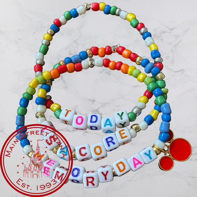 Today is a Core Memory Day Stack Bracelet Set Inside Out Disney Pixar Inspired