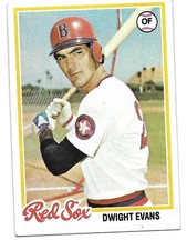 1978 Topps #695 DWIGHT EVANS Boston Red Sox