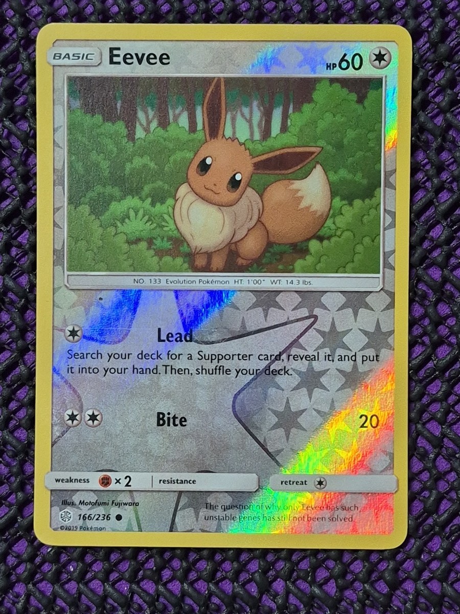 Pokémon Eevee 105/156 Reverse Holo Basic Card 60HP Hideki Ishikawa