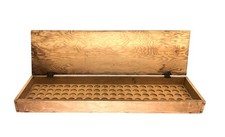 Large Wooden Cartridge Box ?  27" Long 100 1" Circles