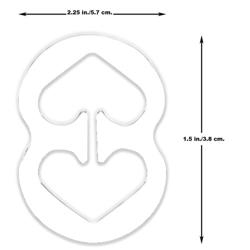 Razor Clips BH Träger Clips Made in USA Racerback verdeckte Träger - Bild 2 von 9