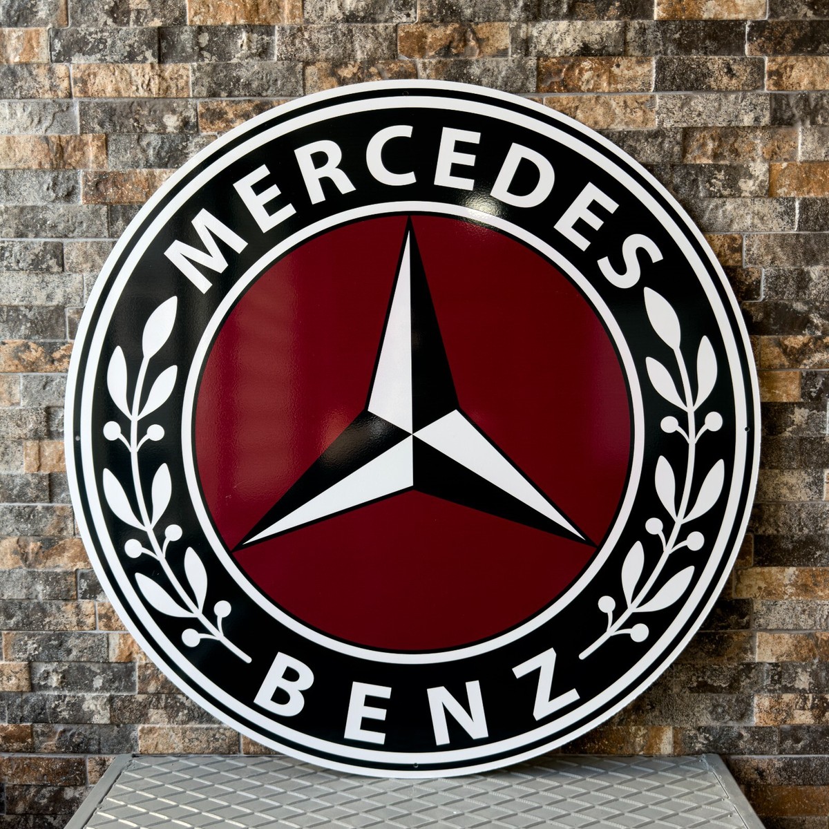 MERCEDES BENZ Sign - High Quality - RARE -Service Dealer -XXL