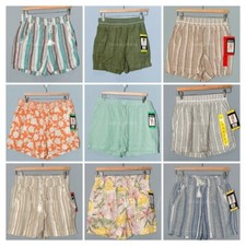 Many colors of NWT Briggs Ladies' Linen Blend Shorts