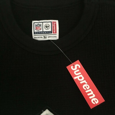 SUPREME RAIDERS NFL '47 Brand Logo Thermal Shirt M Football