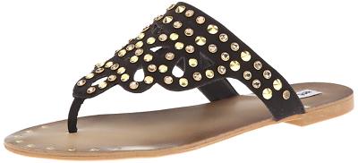 Not Rated Women's Black Studded Make It Rain Sandals